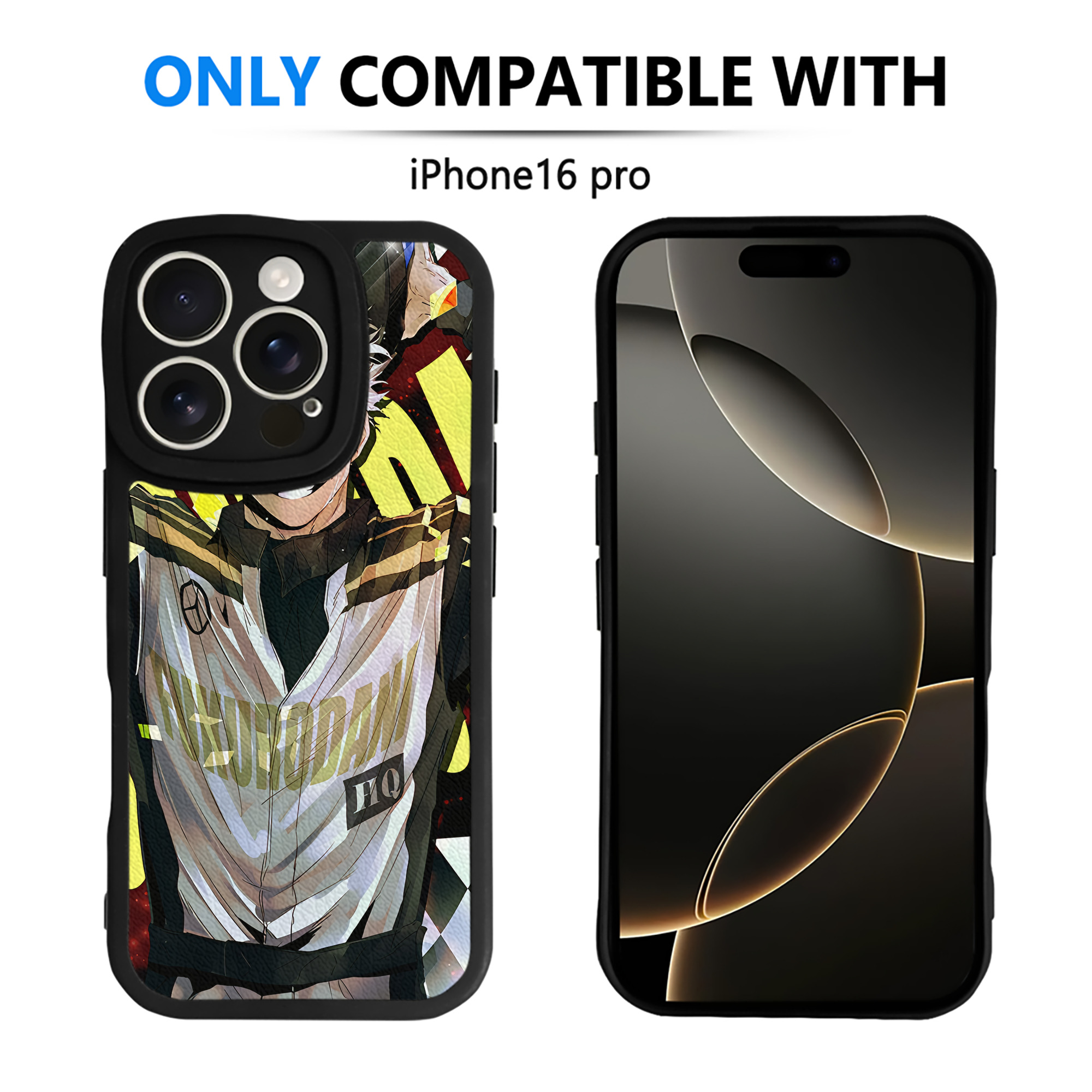 （画像用） ハイキュー!! Haikyu!! 【iPhone 16シリーズ対応】シリコンスマホケース（レザー調） 材質：シリコン